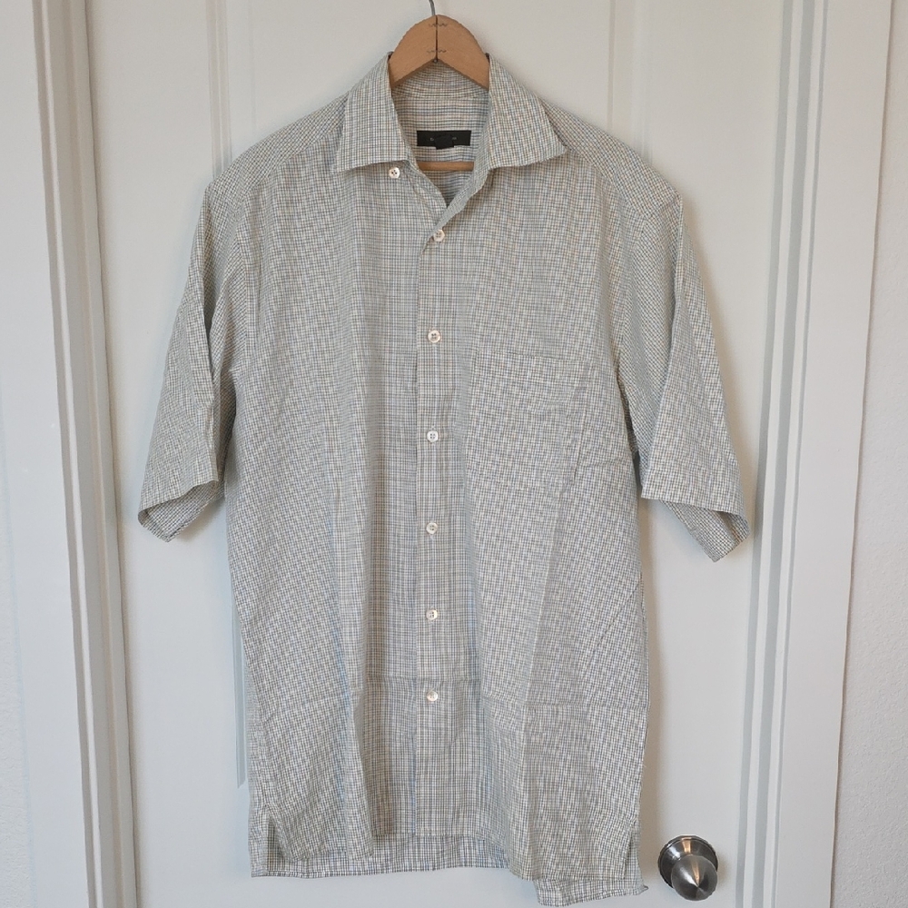 Ermenegildo Zegna multi color Plaid Casual Shirt